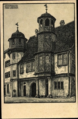 Künstler leibinger alois - ak,