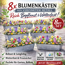 8er Set Zink Paletten