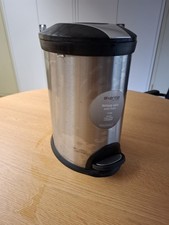 Treteimer Mülleimer Hygieneeimer Kosmetikeimer  5 Liter  Aus Edelstahl