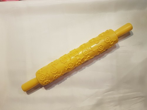 Prägerolle rollstab blumen - prägerolle,