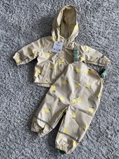 Zitronen Regenset Gr. 74