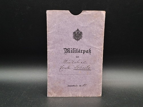 Militärpaß wehrpaß - -,