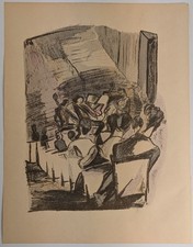 Originallithografie: Konzert