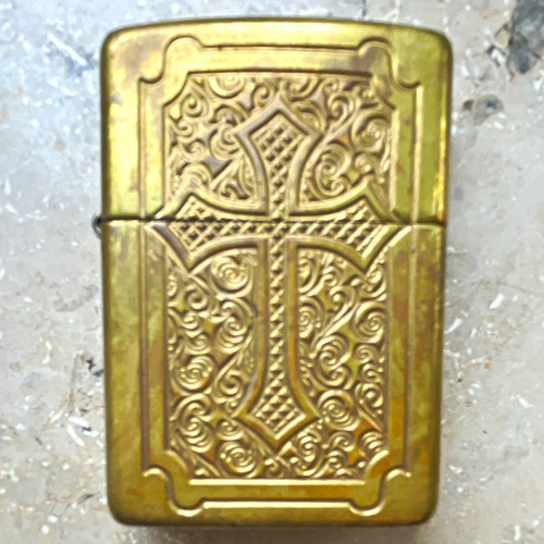 Zippo feuerzeug messingfarben - zippo,