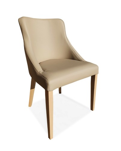 Beige echtleder stühle tolo - echtleder,