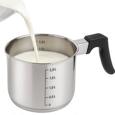 Milchtopf Edelstahl 2L 14cm