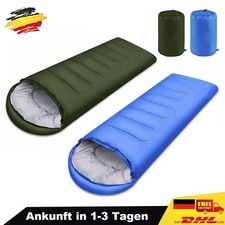 210x75cm -20°C Mumienschlafsack Winter Schlafsack Deckenschlafsack mit Kopfteil