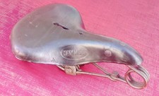 Antiker Fahrradsattel, Hersteller HAMMOCK, Dienstfahrrad, ORIGINAL