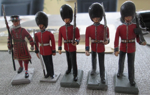 Zinnfiguren konvolut 5er - zinnfiguren, set