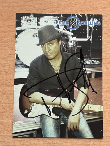 Peter schilling autogrammkarte - peter,