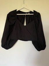 Bluse Damen GrößeM, Schwarz