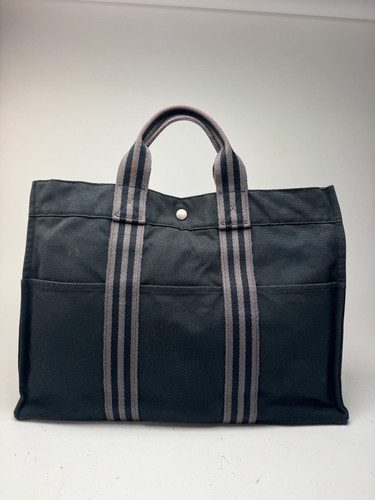 Vintage hermes canvas shopper - canvas,