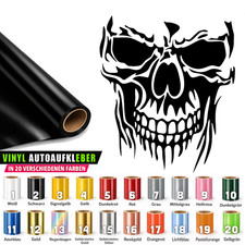 1x Skull Aufkleber 29x25 CM