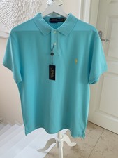 Polo Ralph Lauren Poloshirt, Custom Slim Fit, Farbe: Blau, Größe: XL