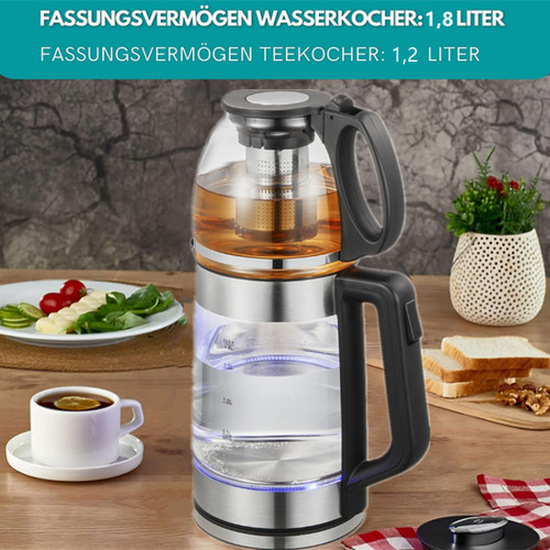 Wasserkocher glas 1 - wasserkocher, 1.8l