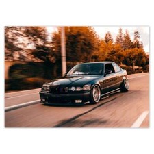 Poster WandTattoo Sticker Aufkleber BMW Auto Nr. H5843_PLNS
