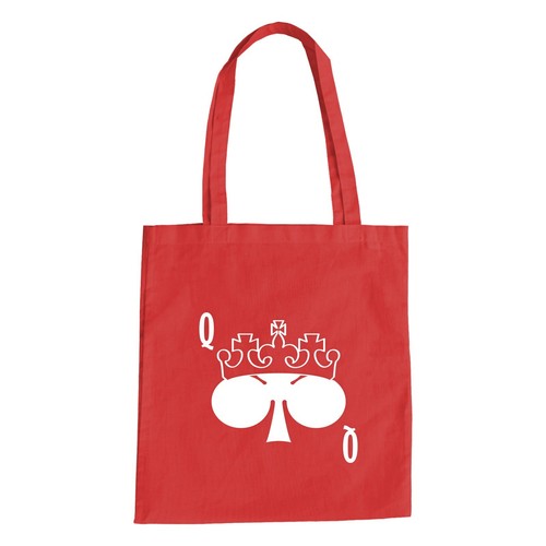 Kreuz königin baumwolltasche - kreuz,