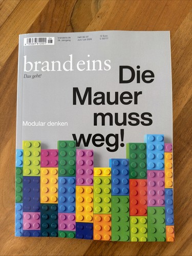 Brand eins 2026 juni juli - eins, juni/juli