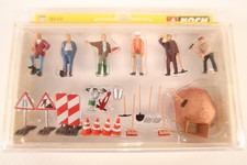 NOCH H0 15111 Figuren in OVP Bauarbeiter & Zubehör #A4 12