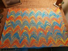 Schönes HAND MARMORPAPIER