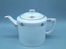 Fürstenberg Lilly Art Deco Teekanne um 1920/30 Porzellan Kanne