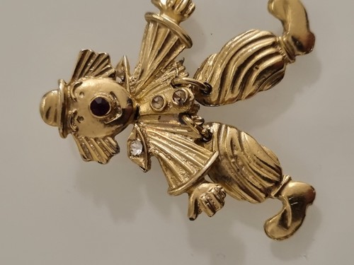 Goldene bewegliche