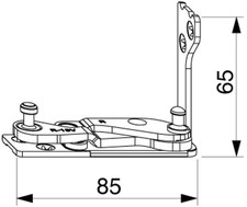 MACO Ecklager Multi Power Holz