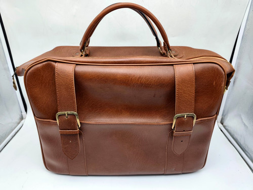 Vintage weekender 70er cognac - weekender,