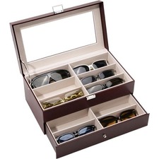 ProCase 3 Etagen Brillenbox 18