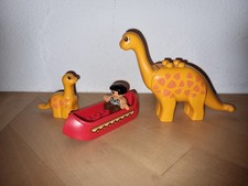 Lego Duplo Zoo Dinosaurier Dino  Mama mit Baby,  Figur Boot