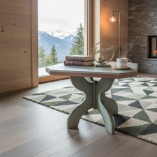 Voglauer 1700 Beistelltisch Tisch Wohnzimmer klein Holztisch Tischchen altblau