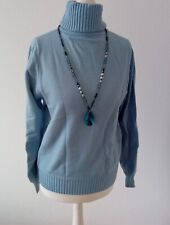 Strickanzug Hausanzug hellblau Mischgewebe Gr. S