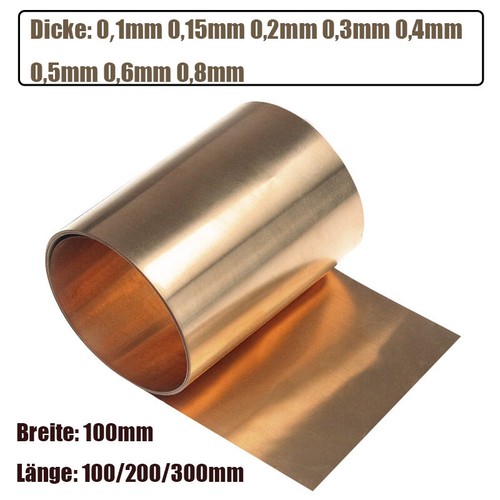 Phosphor bronze feinblech - bronze,