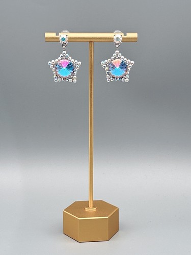 Stern ohrringe mit swarovski - mit,