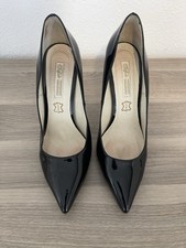 Buffalo London Pumps High Heels Gr.39 Lack Schwarz 12cm Stilettoabsatz Getragen