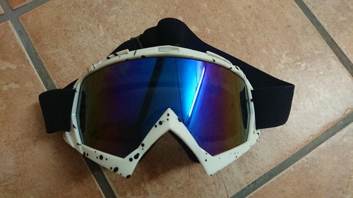 Skibrille weiß unbenutzt - weiß, /