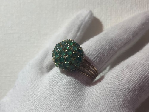 585er gold ring bombenring - gold, /