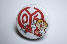 Button FSV Johannes Gr 37 mm Pin Anstecker Fußball Ultra Fan Mainz 05