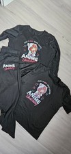 Anime Pyjama Set Schwarz XXL