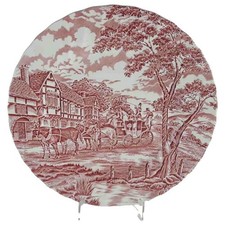 Speiseteller Essteller Myott Royal Mail Rot