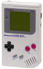 Alter Nitendo Game Boy mit Spiel Die Schlümpfe ohne Ladekabel n