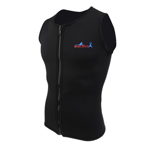 Herren 2mm schwarz - herren, neopren
