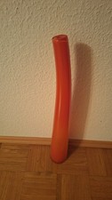 Blumenvase 50cm Glas Farbe Orange Unbeschädigt