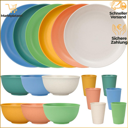 Geschirrset teilig - geschirrset, 18-teilig