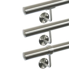 Edelstahl Handlauf Montageplatte mit 3 Bohrungen mit Senkung Griff Halter V2A