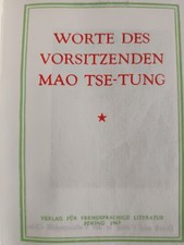 Worte des Vorsitzenden Mao Tse-Tung #1. Auflage 1967 #Tsetung #Zedong #Mao-Bibel