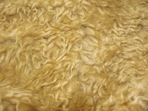 Lockiger teddy kunstfell - lockiger,