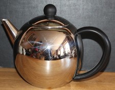 kleine  Teekanne  ca. 900 ml  ähnlich Bredemeijer  silberfarben Ostfriesland