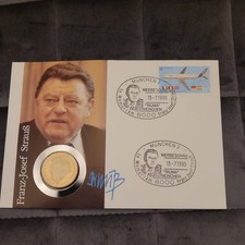 Numisbrief BRD Franz Josef Strauß 