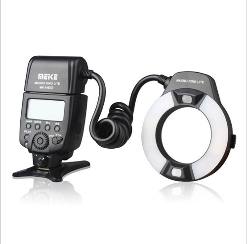 Meike 14ext ttl macro - meike, led